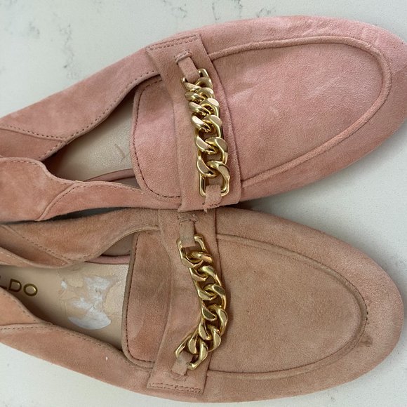 Aldo Pink Loafers - Picture 2 of 4